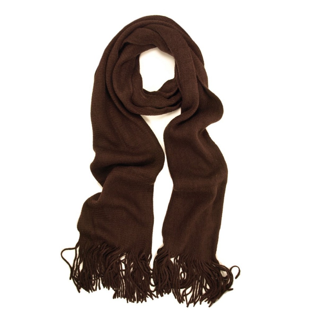 Brown Scarf For Great Bargain Price