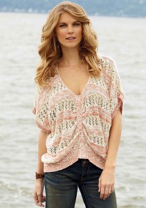 Cinched Front Sweater Top