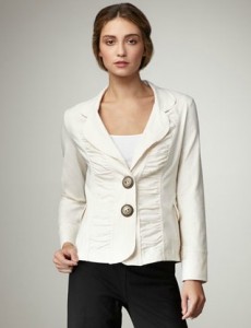 Morgan Ruched-Panel Jacket