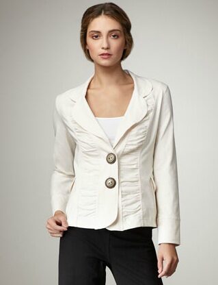 Morgan Ruched Jacket at Neiman Marcus…