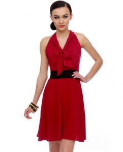 Style Watch Red Dress