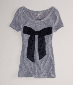 AE Chiffon Bow T