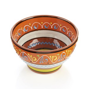  Las Ramblas 6" Orange Footed Bowl