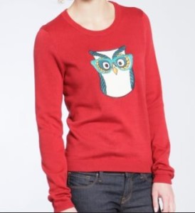 Nerdy Birdy Crewneck Sweater from Brooklyn Industries.