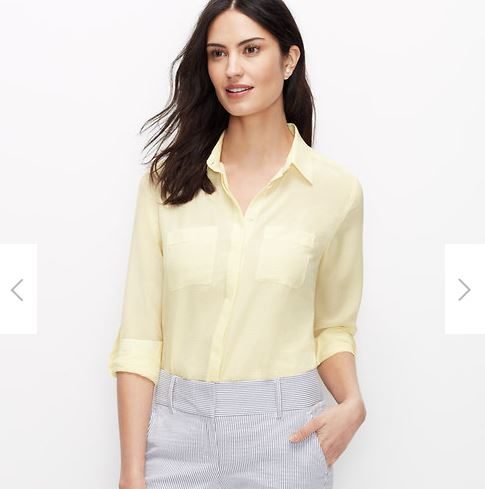 Ann Taylor’s Dotted Silk Camp Shirt On Sale + 40% OFF!